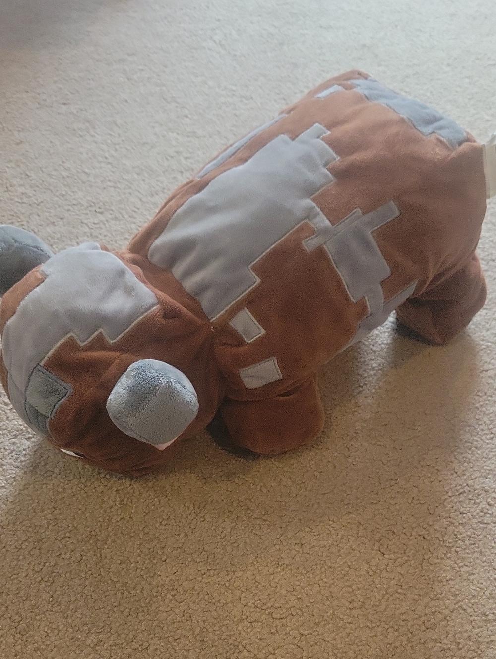 Large Minecraft Cow